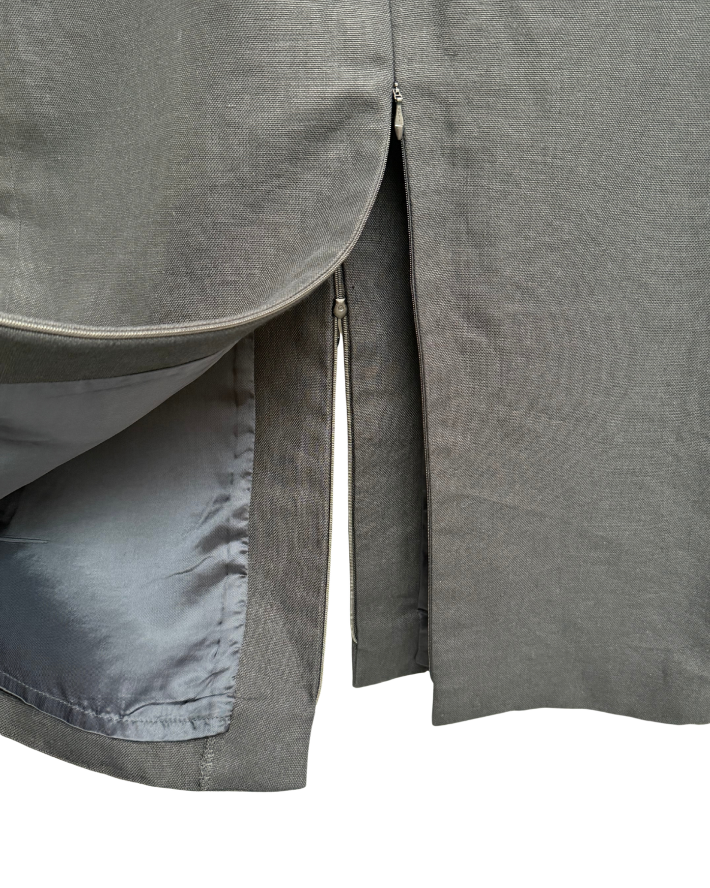 Pauw Amsterdam Black Linen Pencil Skirt Size 42