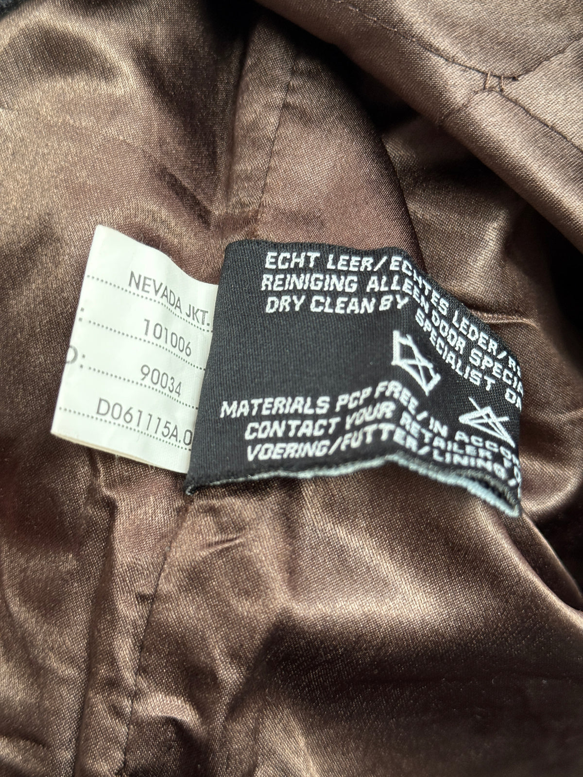 Difi Nevada Vintage Leather Biker Jacket 56 Men