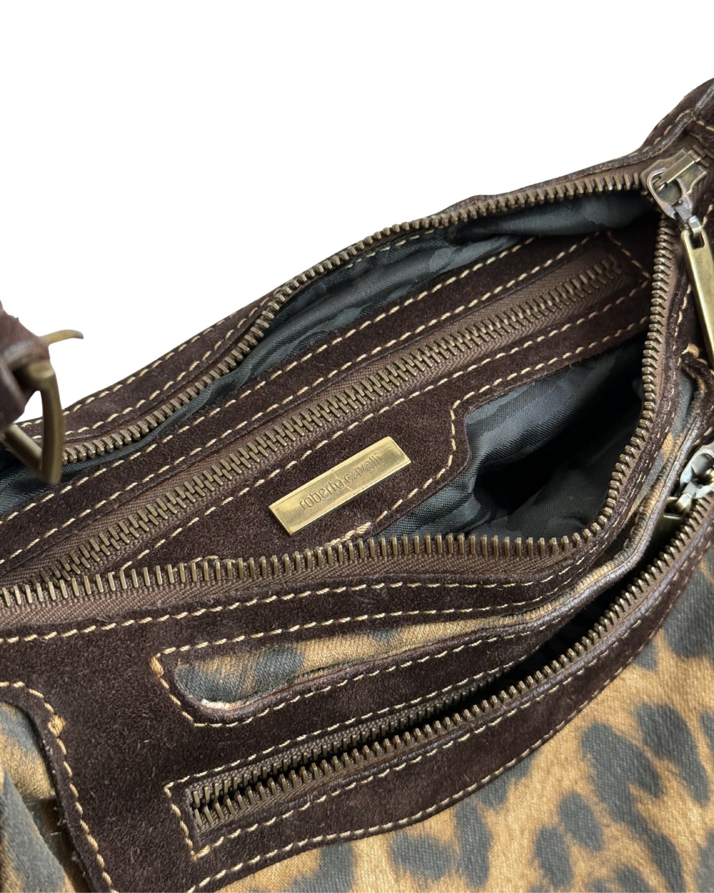 Interior showing three compartments