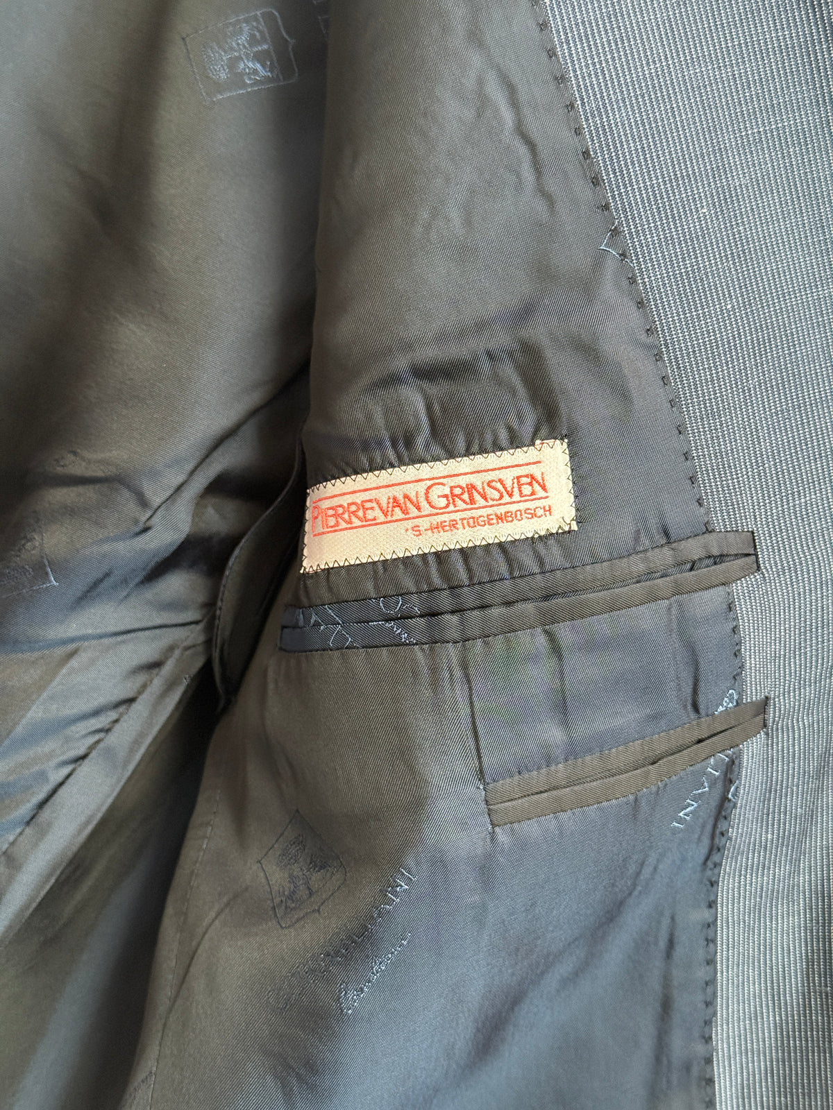Corneliani Cornflower flax, wool and silk blazer size 52