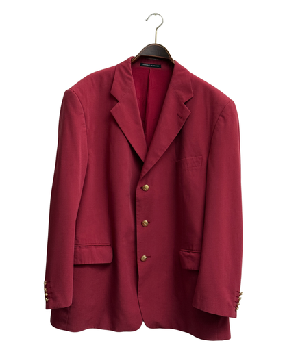 Yves Saint Laurent Pour Homme Red Blazer Size 60