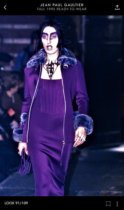 Fall 1995 Jean Paul Gaultier Femme runway jacket, 38 FR