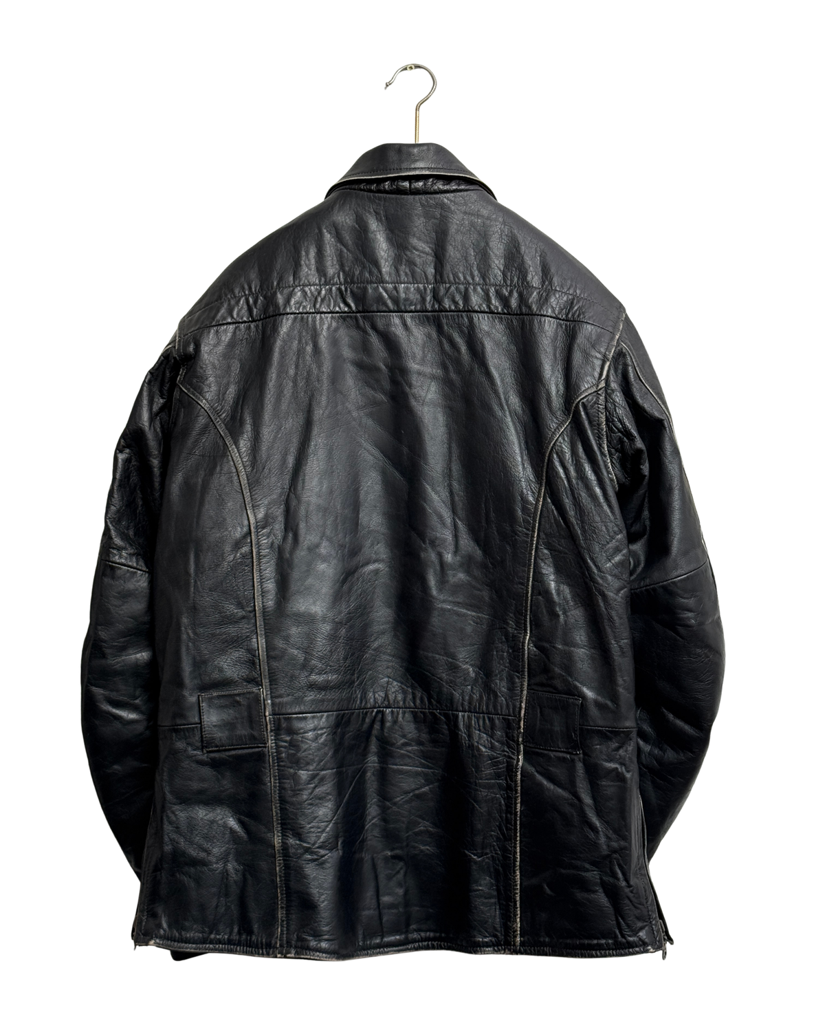 Difi Nevada Vintage Leather Biker Jacket 56 Men
