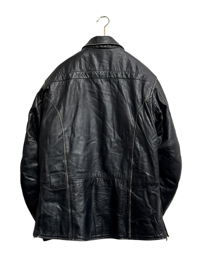 Difi Nevada Vintage Leather Biker Jacket 56 Men