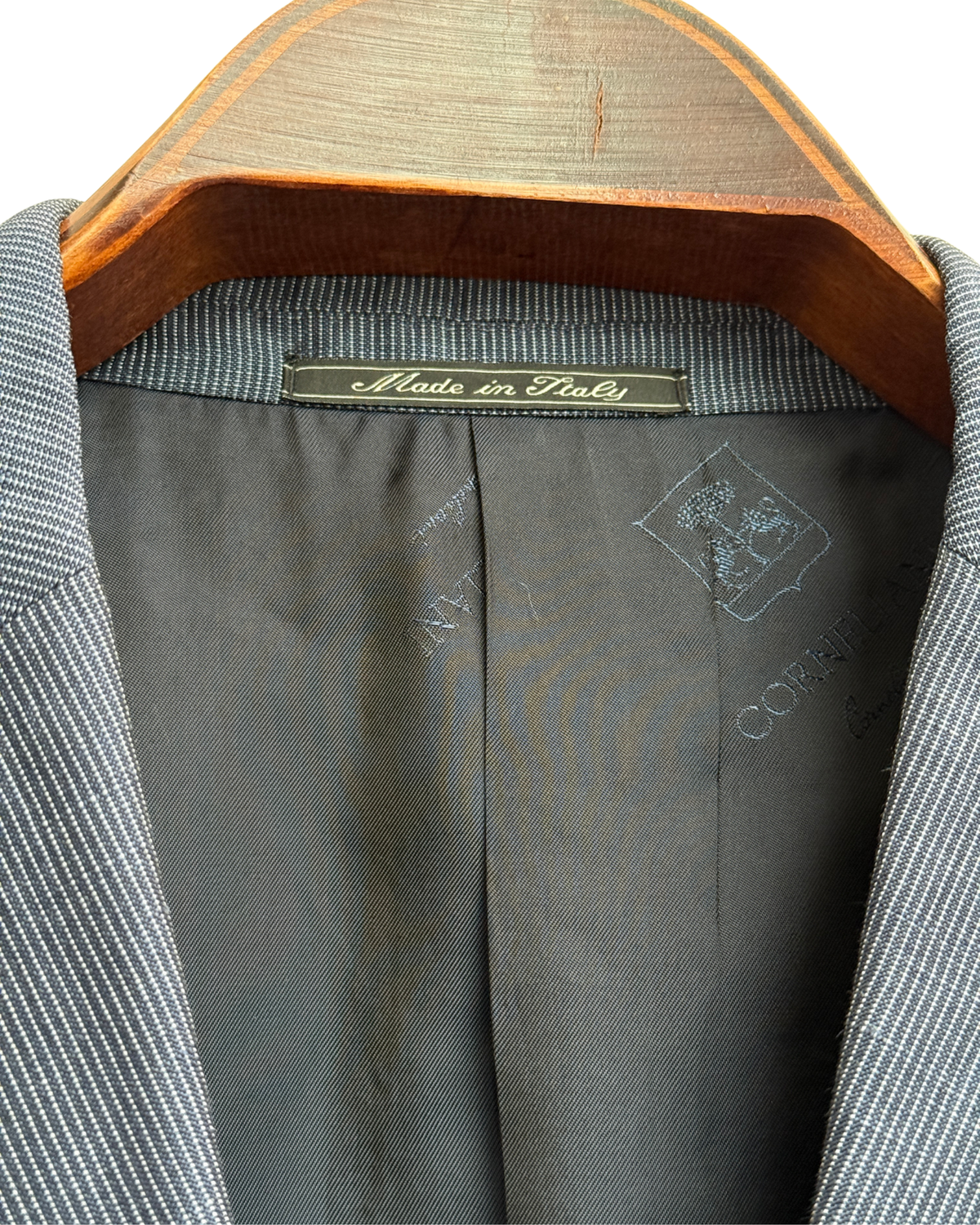 Corneliani Cornflower flax, wool and silk blazer size 52