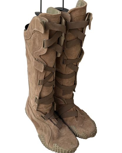 Puma Mostro Alto Knee-High Boots, Camel Suede, EU 41