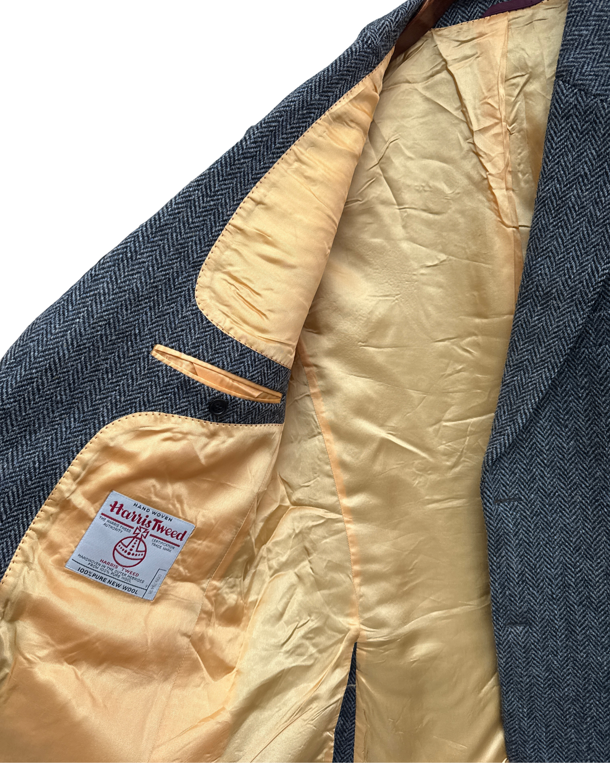 Harris Tweed Herringbone Blazer 54 Men