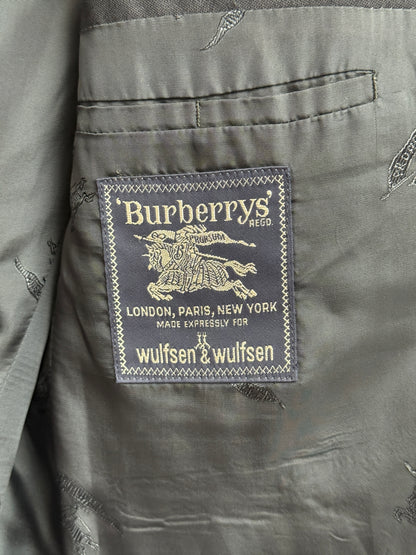 Burberrys vintage navy wool two-piece suit