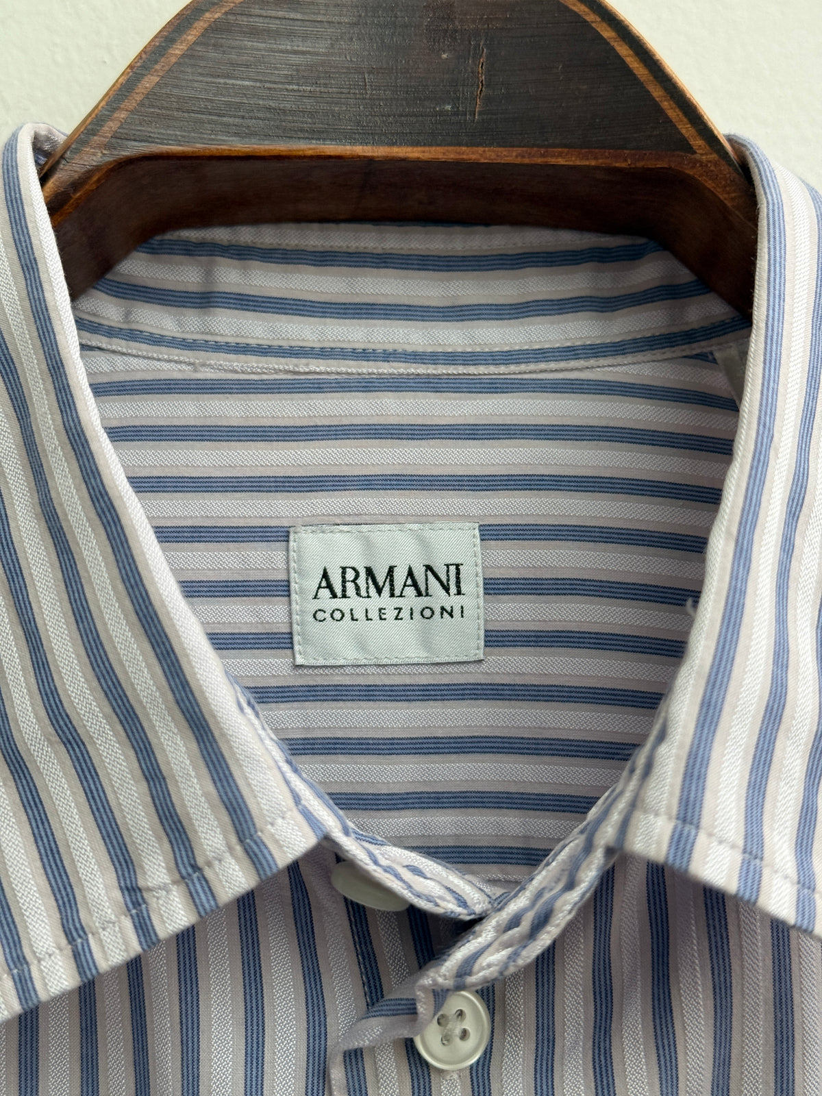 Armani Collezioni Striped Shirt L Men