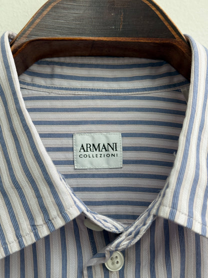 Armani Collezioni Striped Shirt L Men