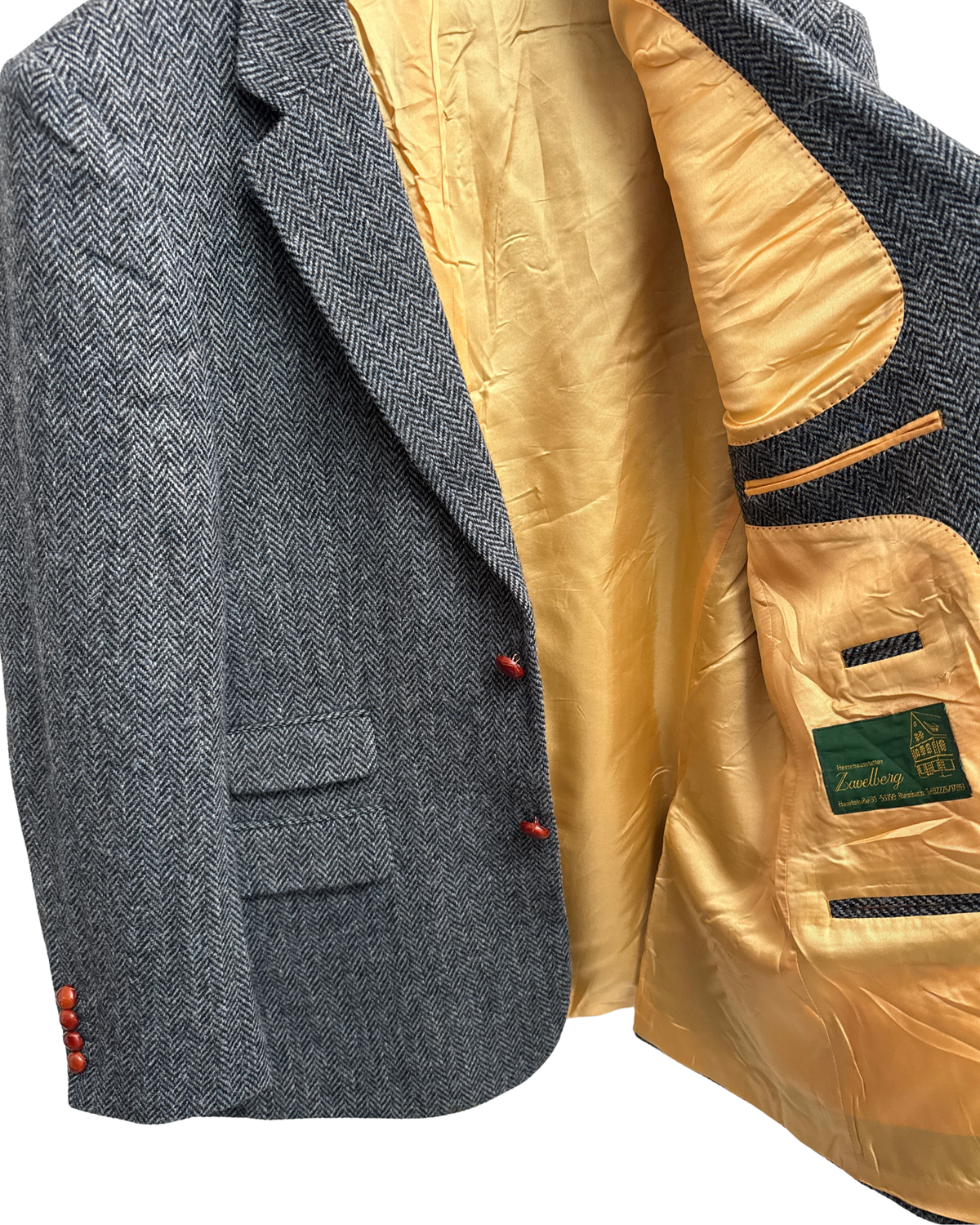 Harris Tweed Herringbone Blazer 54 Men