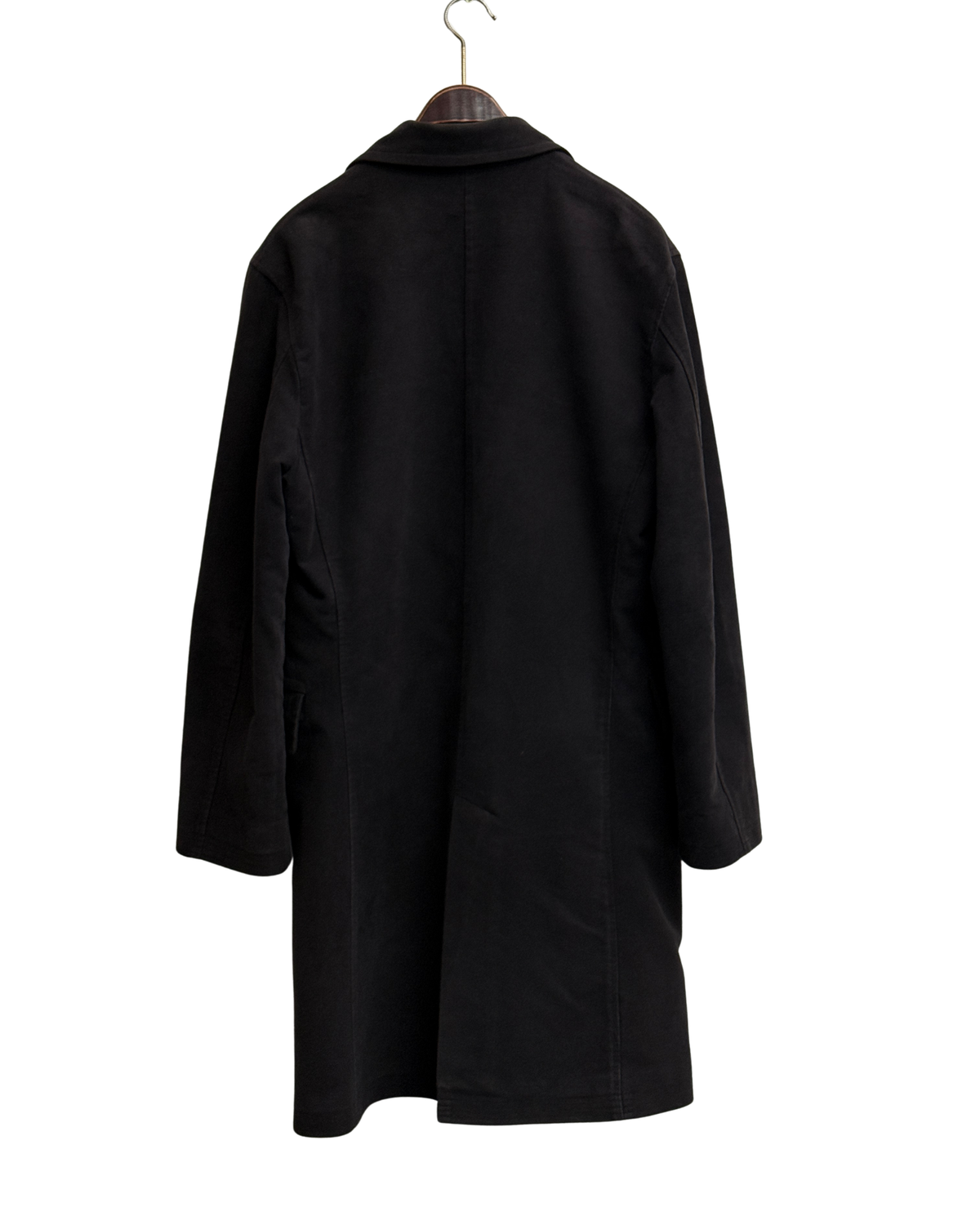 Polo Ralph Lauren long coat in dark grey washed cotton Men's S