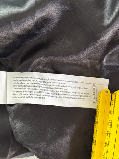 Studio ID Black Lamb Leather Long Coat XL