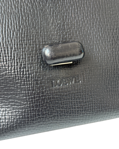 Loewe Twisted Knot Top Handle Bag Black