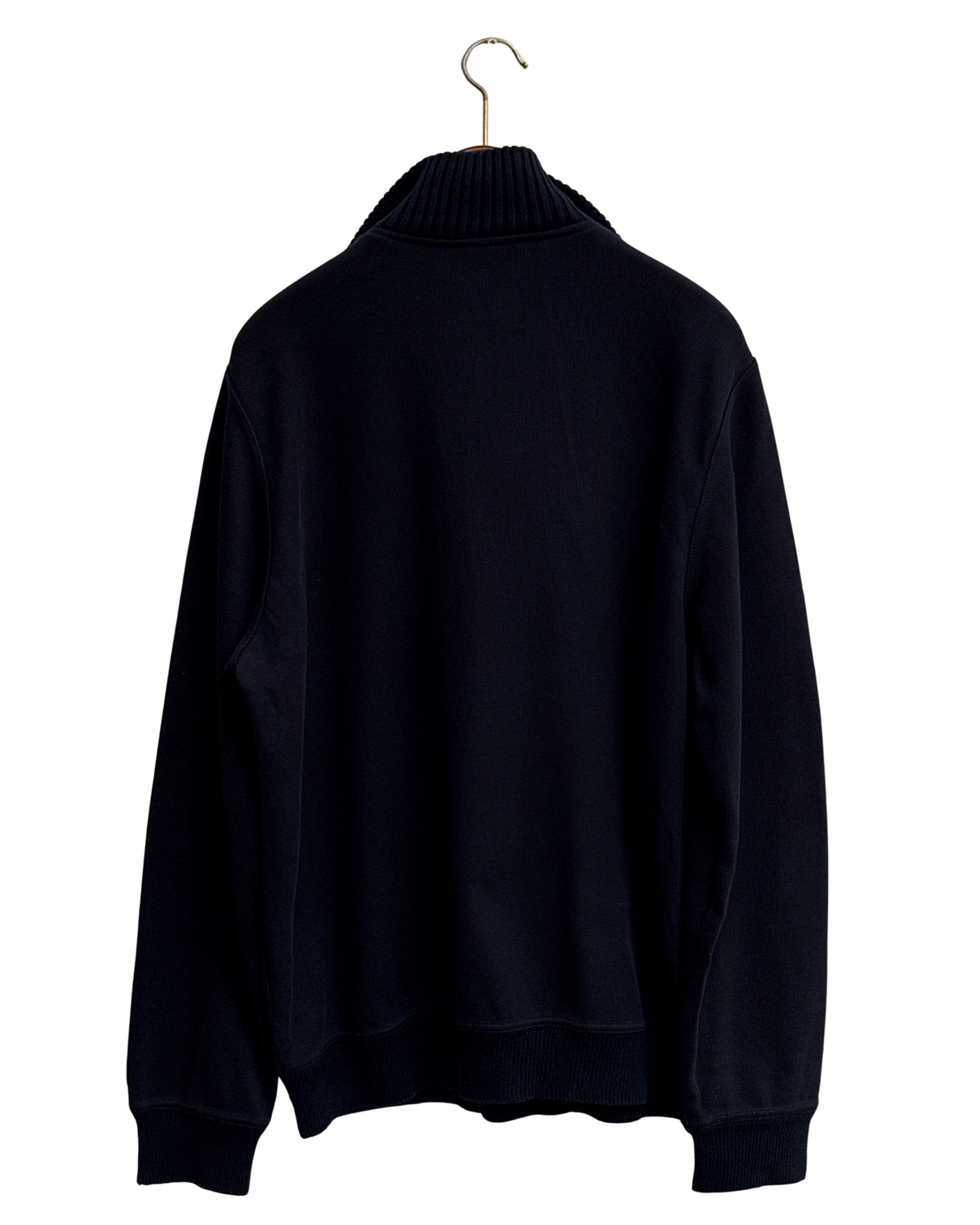 Carlo Colucci Striped Quarter Zip Sweater M Men