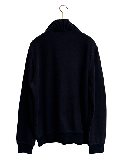 Carlo Colucci Striped Quarter Zip Sweater M Men