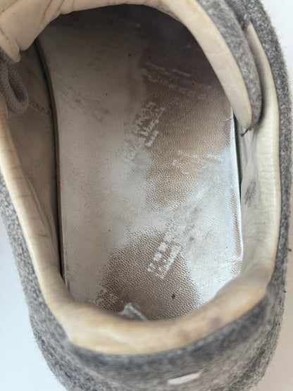 Maison Margiela Future Grey Felt Sneakers size 44