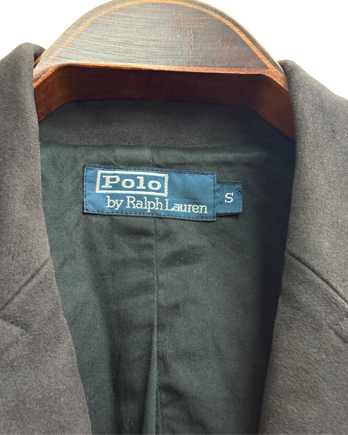 Polo Ralph Lauren long coat in dark grey washed cotton Men's S