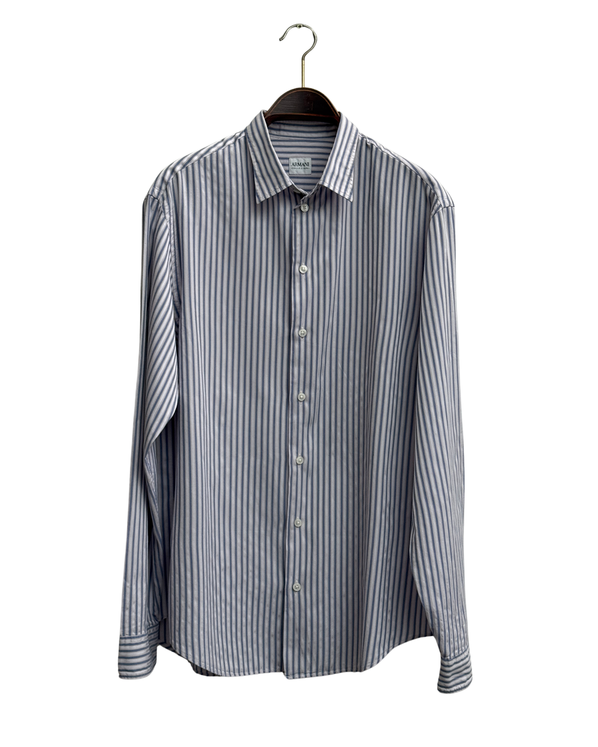 Armani Collezioni Striped Shirt L Men