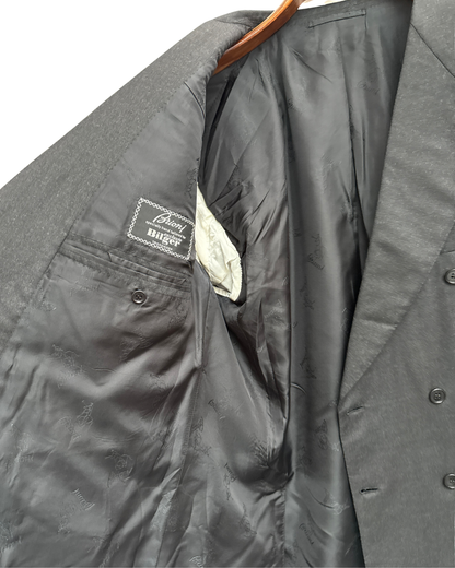 Brioni Aurelio Black Double Breasted Blazer size 52