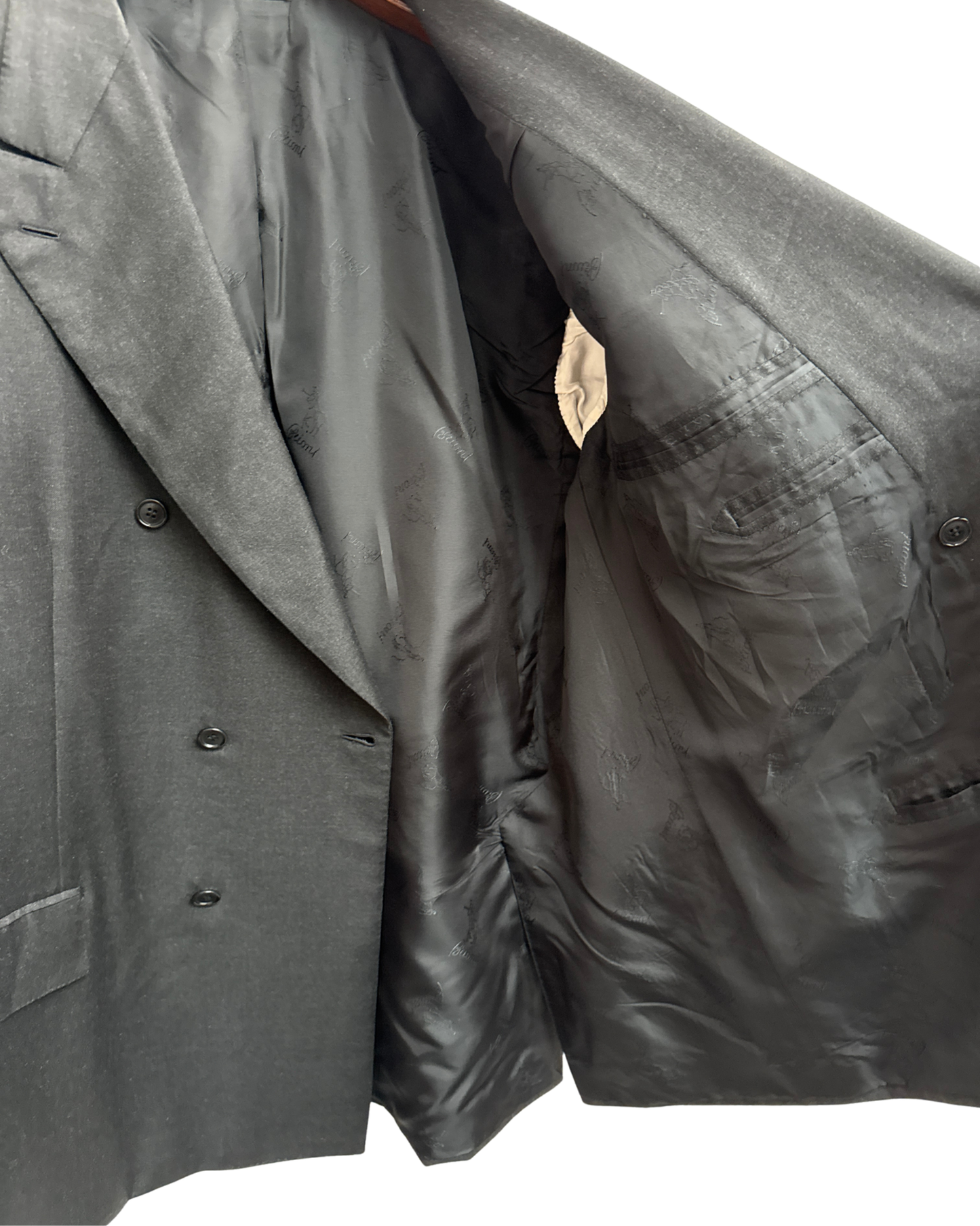 Brioni Aurelio Black Double Breasted Blazer size 52
