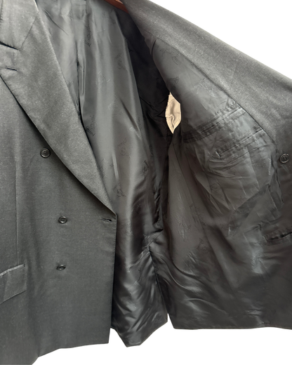Brioni Aurelio Black Double Breasted Blazer size 52