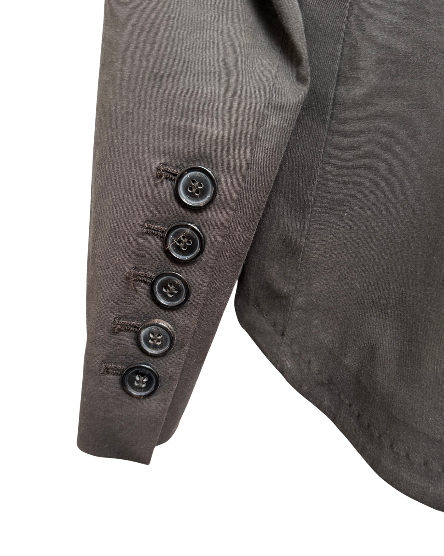 PAUW Amsterdam Brown Sculptural Blazer Size 40