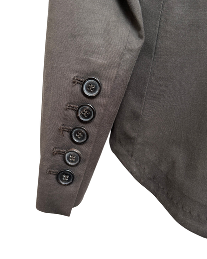 PAUW Amsterdam Brown Sculptural Blazer Size 40