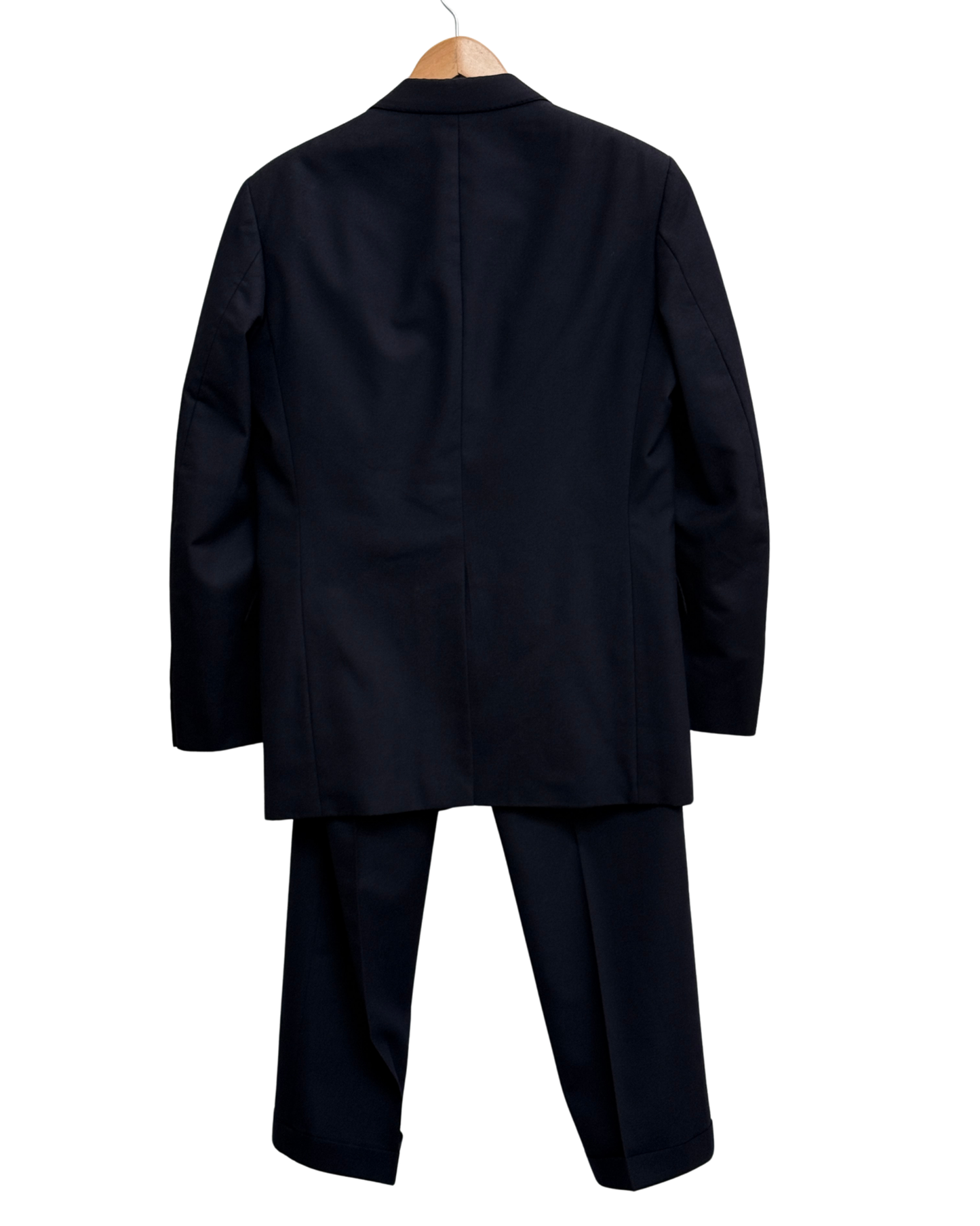 Burberrys vintage navy wool two-piece suit
