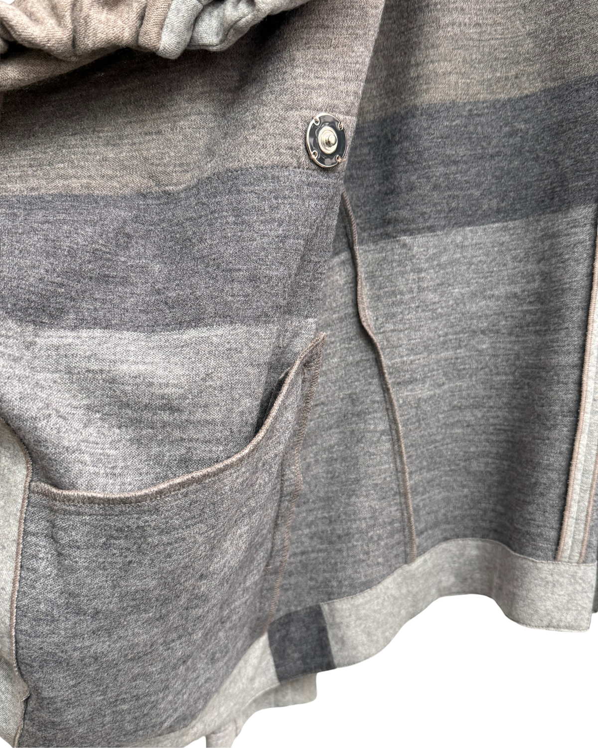 Marithé + François Girbaud "Cravatatakiller" Patchwork Wool Jacket, IT 42, Women
