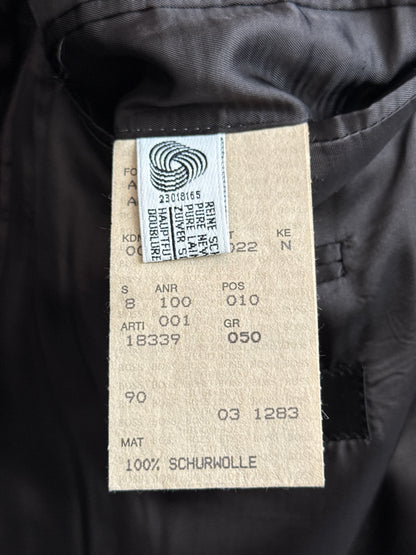 Hugo Boss Charcoal Three Piece Wool Suit 50 Men