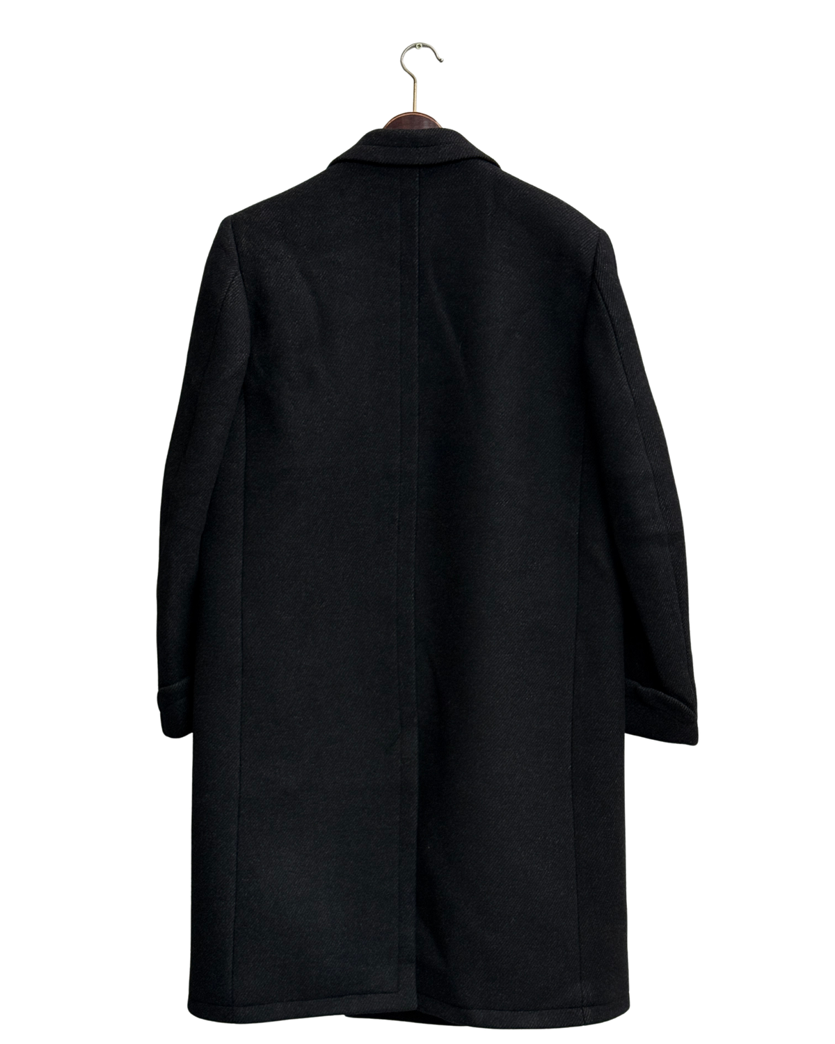 English Fashion Vintage 70s Wool Overcoat Men Size 50