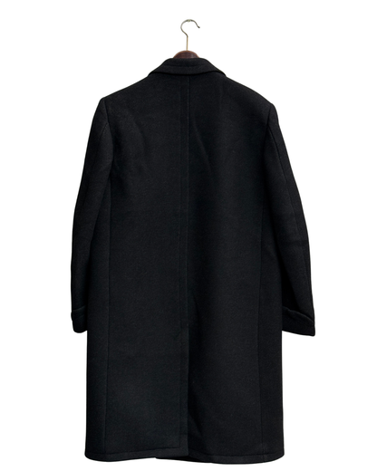 English Fashion Vintage 70s Wool Overcoat Men Size 50
