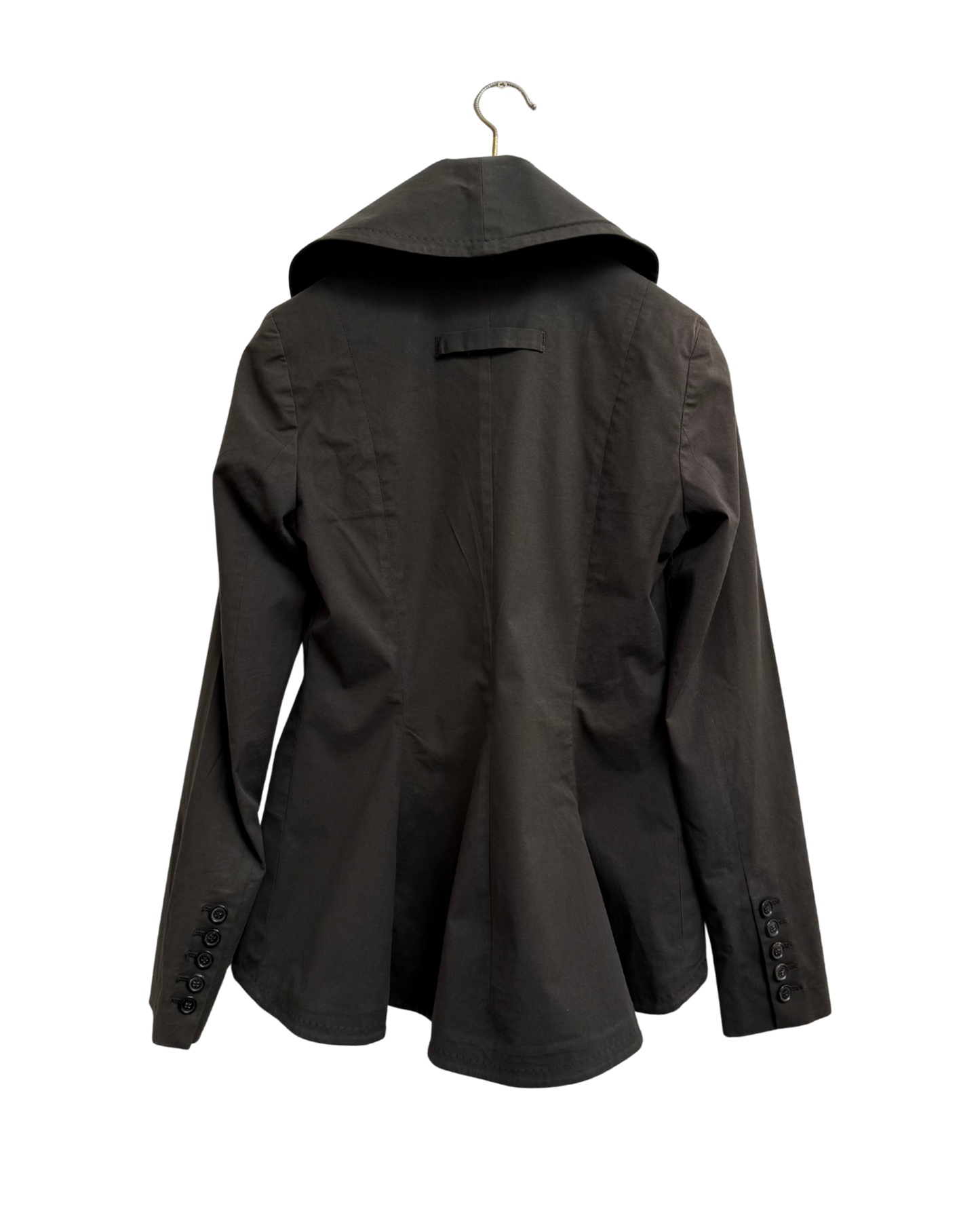 PAUW Amsterdam Brown Sculptural Blazer Size 40