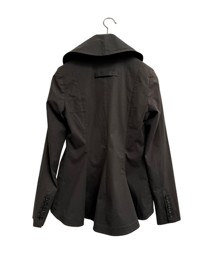 PAUW Amsterdam Brown Sculptural Blazer Size 40