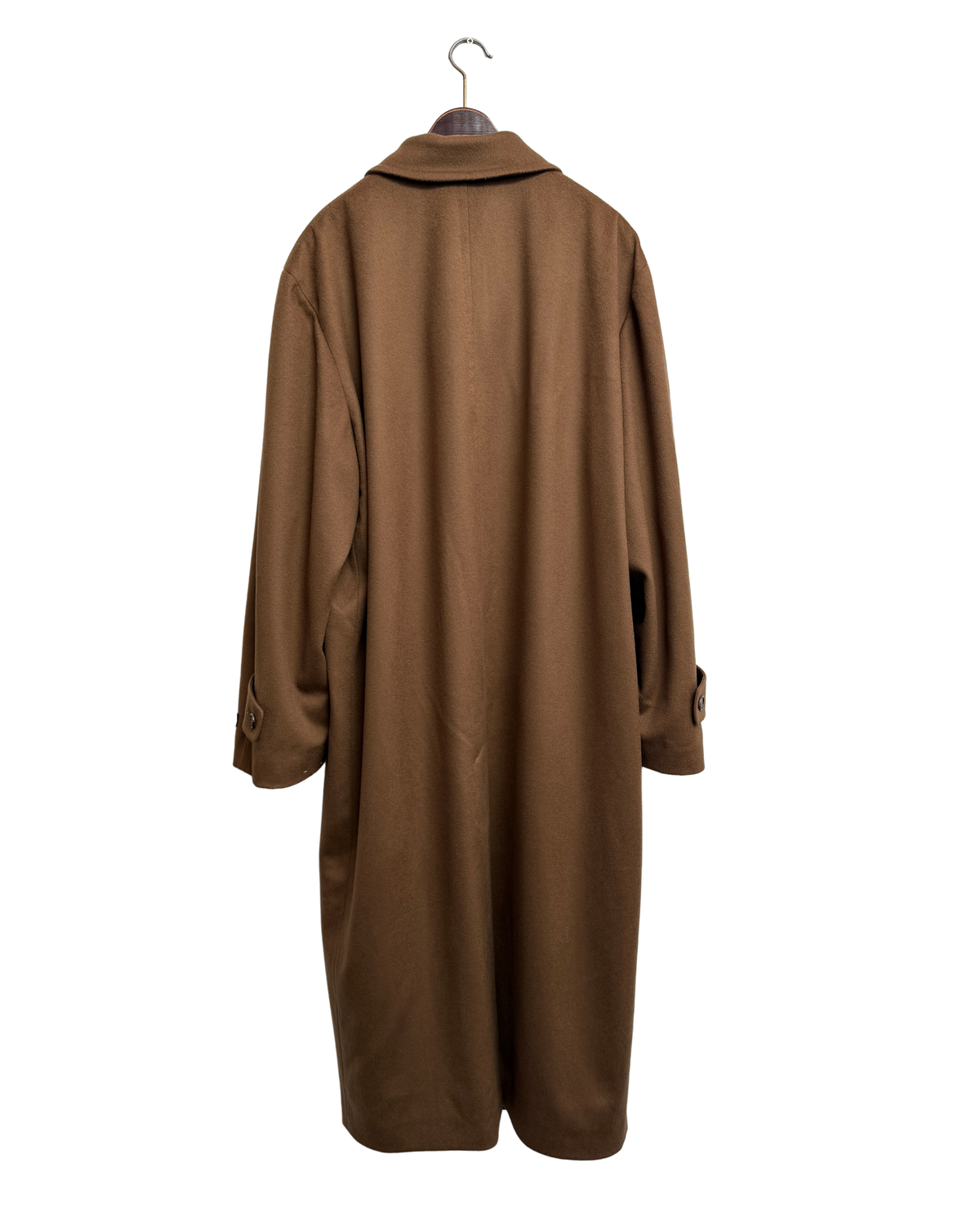 Corneliani Camel Extrafine Virgin Wool Overcoat, Men's IT 54