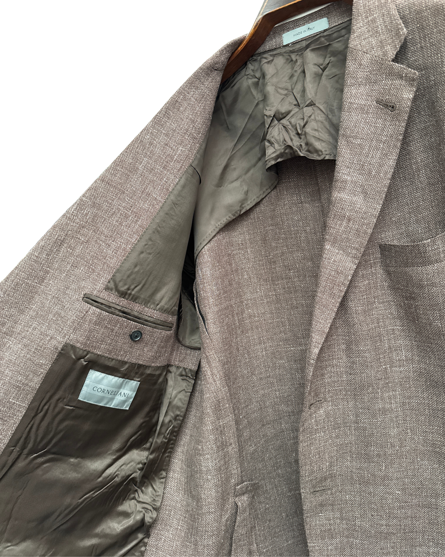 Corneliani Linen and Wool Blazer Size 62