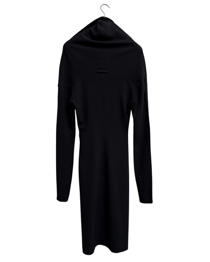 90’s Jean Paul Gaultier Femme hooded midi dress, made in Italy, FR 40