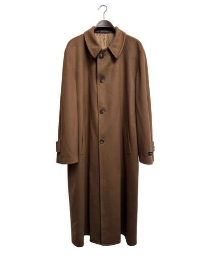 Corneliani Camel Extrafine Virgin Wool Overcoat, Men's IT 54