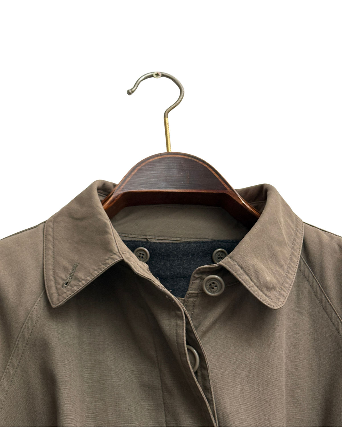 Allegri Long Cotton Trench Removable Liner Est. 56 Men