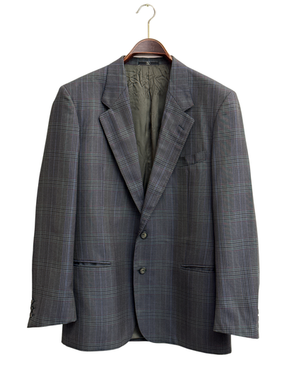 Valentino Uomo Vintage Checked Wool Blazer size 52
