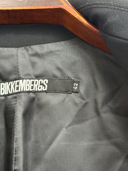 Dirk Bikkembergs Black Tailored Blazer Late 1990s to Early 2000s Size 42 IT