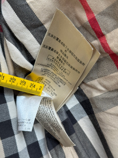 Burberry The Kensington Black Cotton Trench Coat Mens M