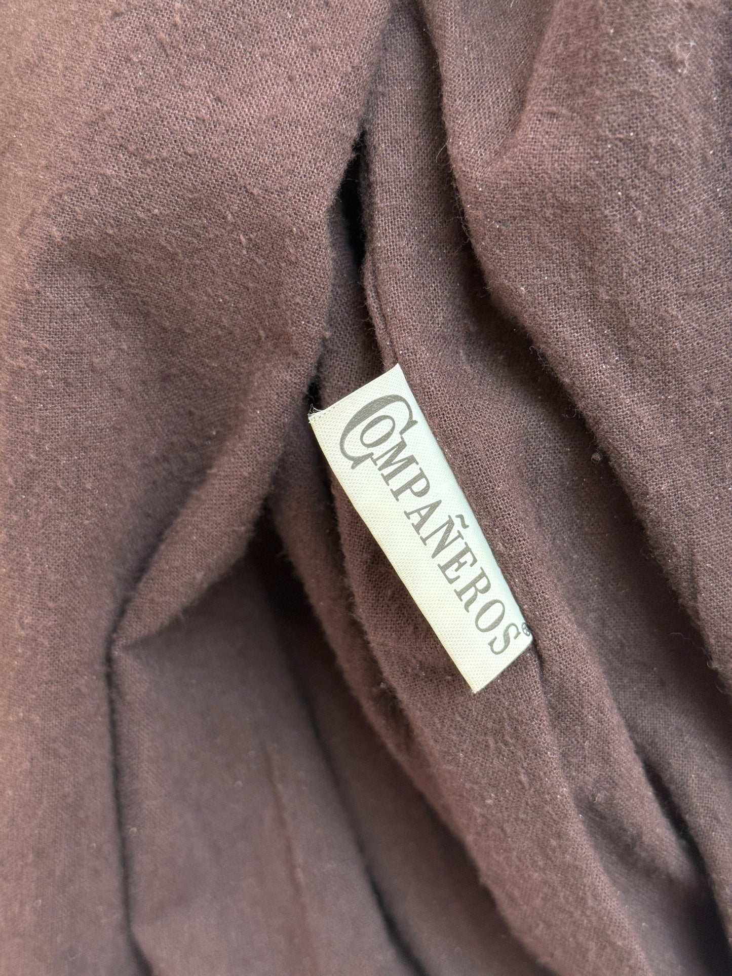 Compañeros Vintage Distressed Brown Leather Bomber Jacket Men Size L-XL