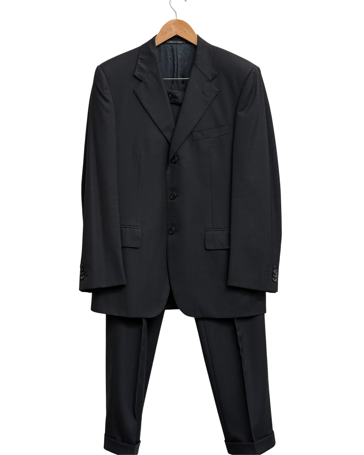 Corneliani Linea Sartoria Navy Wool Suit 50 Men