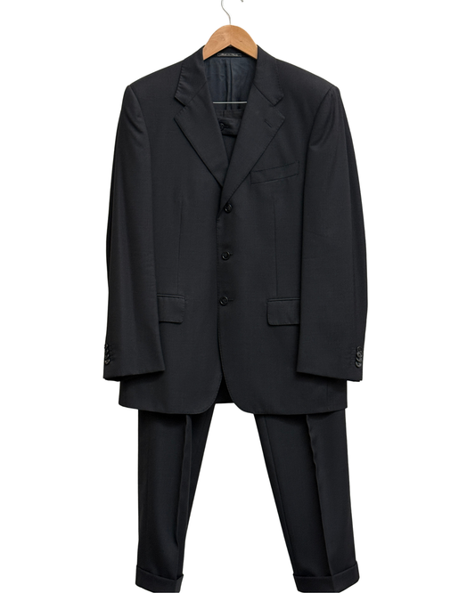 Corneliani Linea Sartoria Navy Wool Suit 50 Men