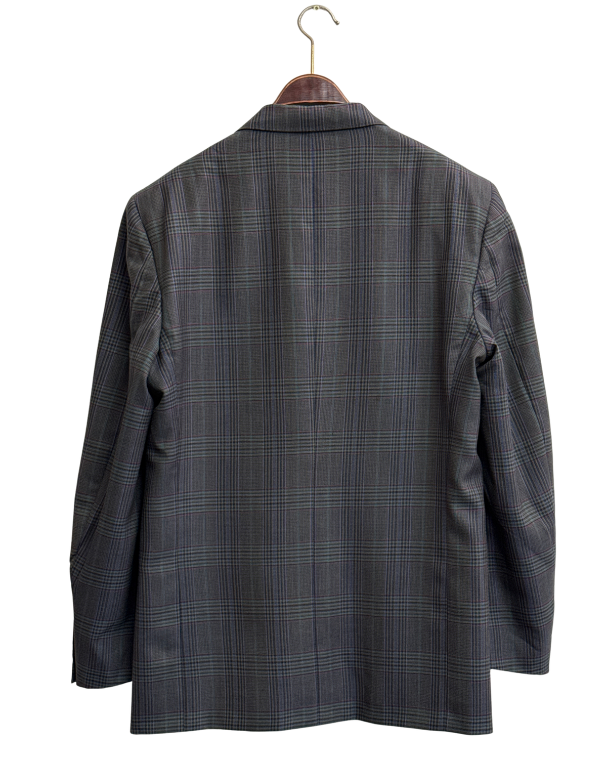 Valentino Uomo Vintage Checked Wool Blazer size 52