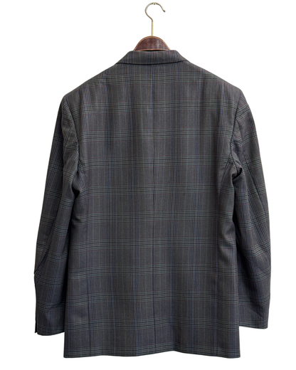 Valentino Uomo Vintage Checked Wool Blazer size 52