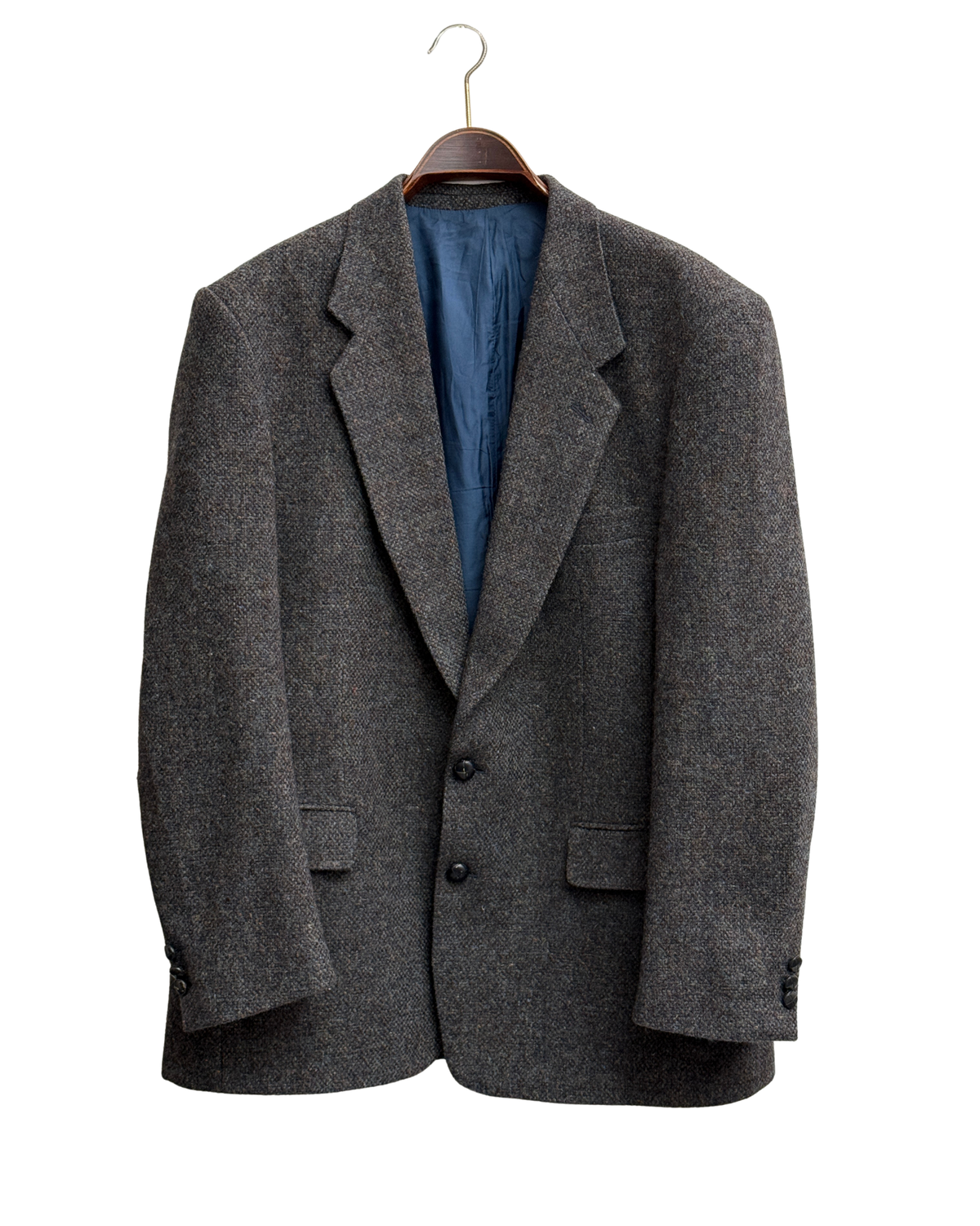 Harris Tweed Grey Wool Blazer 54 Men