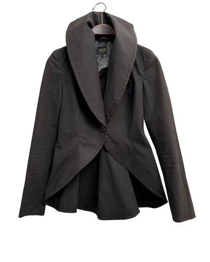 PAUW Amsterdam Brown Sculptural Blazer Size 40